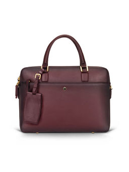 Lapis Bard - Burgundy Ducorium Chester Slim 14Inch Laptop Business Bag