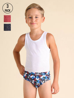 U.S. POLO ASSN. - Mid Rise Pure Cotton Brief (Pack of 3)