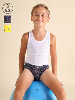 U.S. POLO ASSN. - Mid Rise Pure Cotton Brief (Pack of 3)