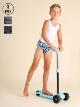 U.S. POLO ASSN. - Mid Rise Pure Cotton Brief (Pack of 3)