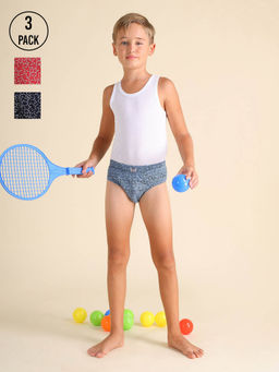 U.S. POLO ASSN. - Mid Rise Pure Cotton Brief (Pack of 3)