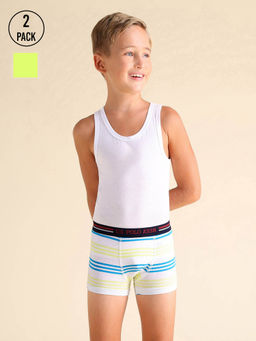 U.S. POLO ASSN. - Mid Rise Cotton Spandex Trunk (Pack of 2)