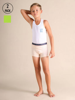 U.S. POLO ASSN. - Solid Cotton Spandex Trunk (Pack of 2)