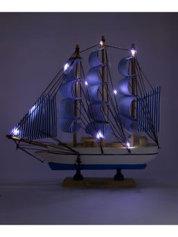 Voncasa - Decorative Boat in Color - Blue