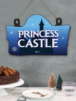 Indigifts - Jungle-Jalebi Princess Castle Printed Kids Wall Hanging