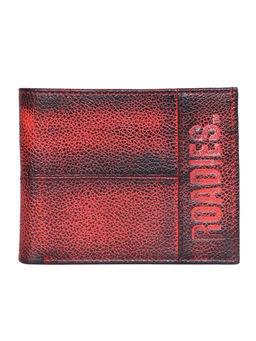 Justanned - Oxidized Red Mens Leather Wallet