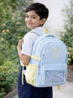 Little Surprise Box - Blue Polyester Backpack for Kids (7-12 Years)