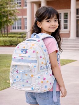 Little Surprise Box - White Polyester Backpack for Kids (7-12 Years)