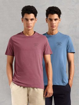 U.S. POLO ASSN. - Comfort Fit Solid Cotton IYAL T-shirt - Pack Of 2