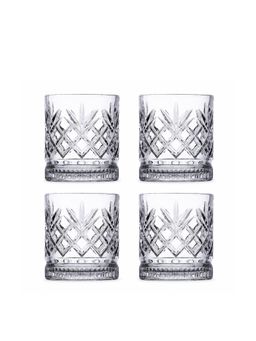 Ravenhead - Eton Premium International Whiskey & Water Glass Set Of 4, 370Ml