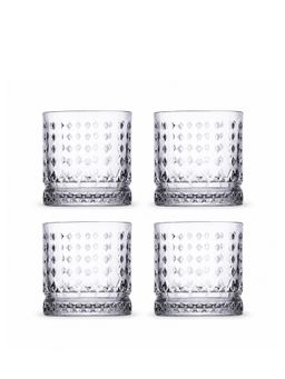 Ravenhead - Oxbridge Premium International Whiskey & Water Glass Set - Set Of 4