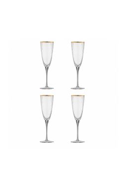 Ravenhead - International Premium Roma Flute Glasses Set Of 4, 330Ml