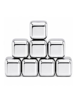 Culinex by thinKitchen - Stainless Steel Reusable Chilling Ice Cube Stones Set Of 8