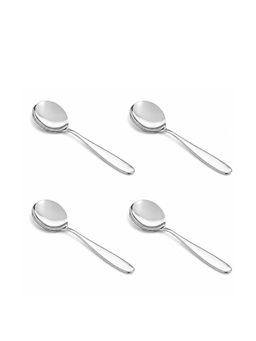 Culinex by thinKitchen - Stainless Steel 9.5" Oval Serving Spoon Set Of 4