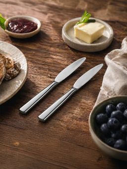 Culinex by thinKitchen - Stainless Steel 8.5" Knife Set Of 4 For Dining Table, Kitchen