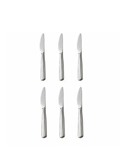 Culinex by thinKitchen - Stainless Steel 8.5" Knife Set Of 6 For Dining Table, Kitchen