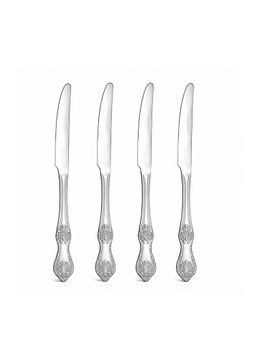 Culinex by thinKitchen - Stainless Steel 9.5" Dinner Table Knife Set Of 4 For Dining Table, Kitchen