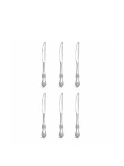 Culinex by thinKitchen - Stainless Steel 9.5" Dinner Table Knife Set Of 6 For Dining Table, Kitchen
