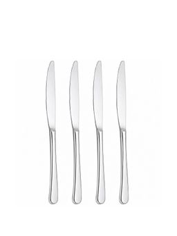 Culinex by thinKitchen - Stainless Steel 8.5" Dinner Knife Set Of 4 For Dining, Home & Kitchen