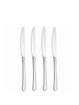 Culinex by thinKitchen - Stainless Steel 8.5" Dinner Knife Set Of 6 For Dining, Home & Kitchen