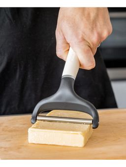 KitchenAid - Premium Stainless Steel Cheese Slicer - Almond Cream