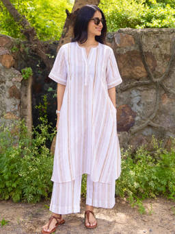 SURMA - Brown Soft Serve Co-Ord Set In Caramel