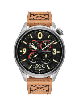 AVI-8 - Lancaster Bomber Chronograph Day-Date Analog Black Dial Color Men Watch- AV-4050-01