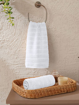 MYTRIDENT - Quick Dry Hand Towels White (Pack of 2) (M)