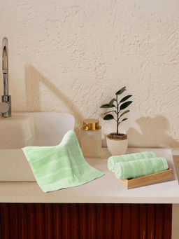MYTRIDENT - Quick Dry Wash Towels Sage (Pack of 3) (S)