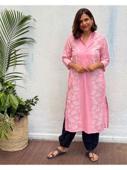 Chidiyaa - Mannat Block Printed Cotton Kurta