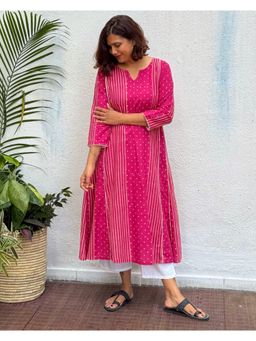 Chidiyaa - Madhabi Block Printed Cotton Kurta