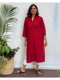 Chidiyaa - Sumona Block Printed Cotton Kurta