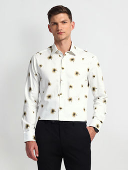 Arrow - Green Full Sleeves Collar Neck Shirt