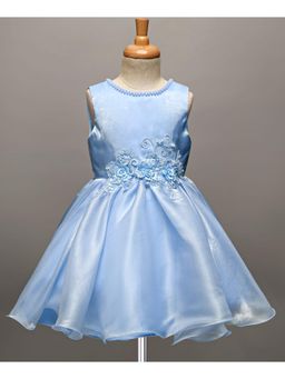 Mark & Mia - Sleeveless Party Dress- Light Blue