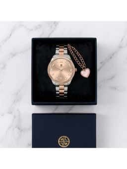 Carlton London - Women Harper V. Watch & Heart Charm - CLPLG138 (M)
