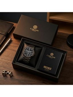 Carlton London - Men Parker & Incense 50 ML Perfume & Watch - CLPLG144 (M)