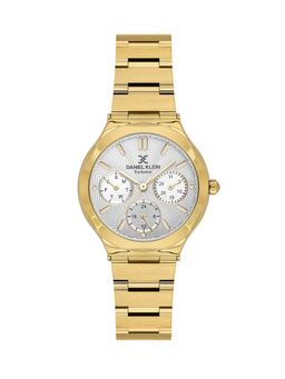 Daniel Klein - Women Silver Dial Multifunction Analog Watch - DK.1.14302-2 (M)