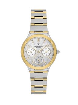 Daniel Klein - Women Silver Dial Multifunction Analog Watch - DK.1.14302-4 (M)