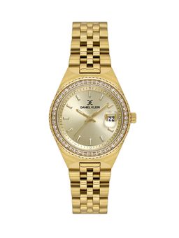 Daniel Klein - Women Gold Dial Analog Watch - DK.1.14304-2 (M)