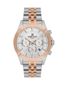 Daniel Klein - Men Silver Dial Chronograph Analog Watch - DK.1.14345-6 (M)