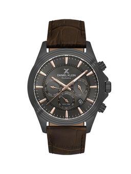 Daniel Klein - Men Charcoal Dial Chronograph Analog Watch - DK.1.14346-6 (M)