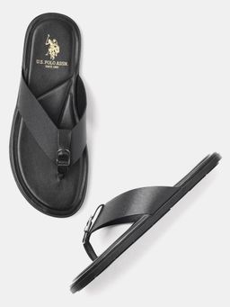 U.S. POLO ASSN. - DIAZ Men Slippers - Black