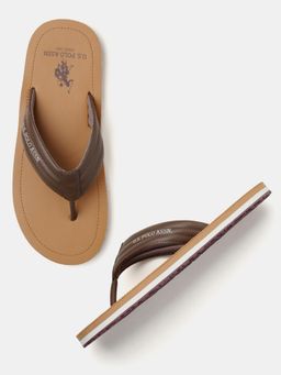 U.S. POLO ASSN. - TERRY Men Flip Flop - Brown