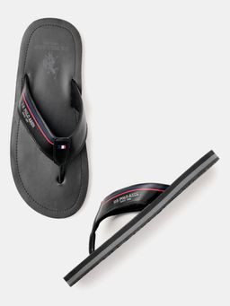 U.S. POLO ASSN. - NESTA Men Flip Flop - Black