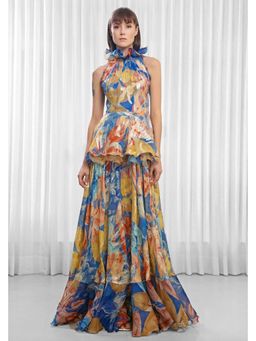 MANDIRA WIRK - Hawaii Brasso Multi Coloured Gown