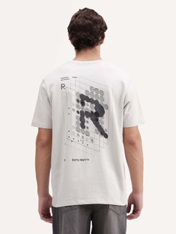 Rare Rabbit - Grey Printed T-Shirt
