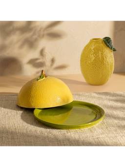 Pure Home + Living - Yellow Lemon Orchard Cake Cover
