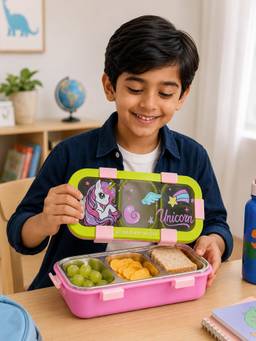 Little Surprise Box - Long Rectangle Unicorn Lunch Box
