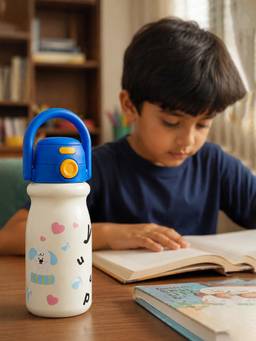 Little Surprise Box - Puppy Design Stainless Steel Kids Water Bottle 500ml
