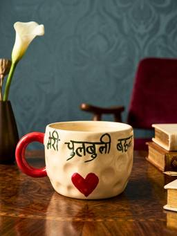 WEAVING HOMES - Meri Chulbuli Bahan Mug 200ml | Microwave & Dishwasher Safe